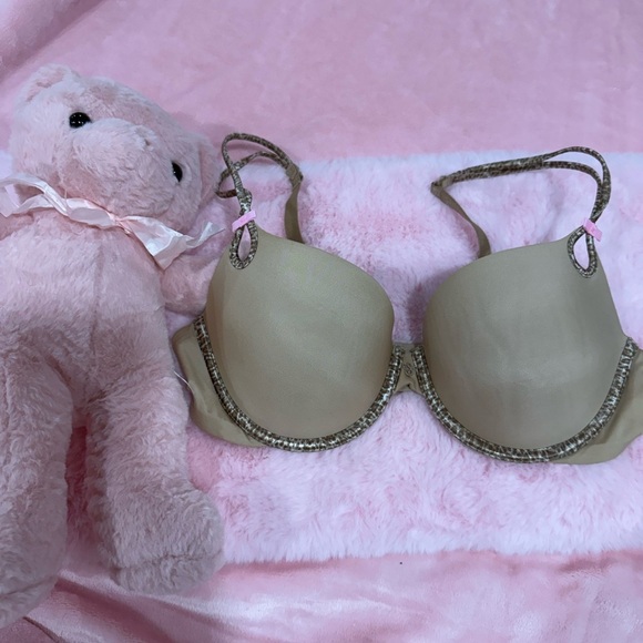 Victoria's Secret sexy little thing  Bra 36C Beige Underwire Animal print - Picture 1 of 8